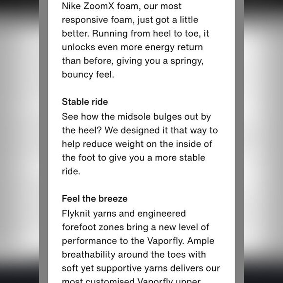 Nike Vaporfly 3 Road Racibg Shoe- Sail/Crimson/Tint/Guava Ice/Black - Picture 10 of 14